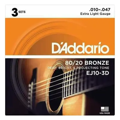 D'Addario EJ10-3D Guitar strings