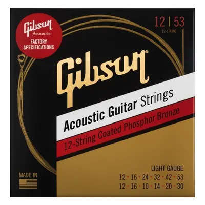 Gibson Coated Phosphor Bronze 12-53 Guitar strings