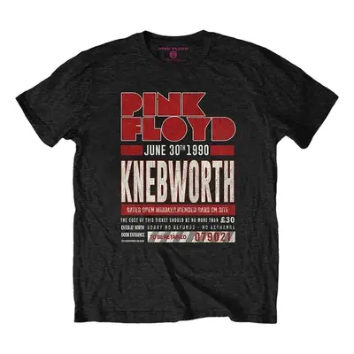 Pink Floyd T-Shirt Knebworth '90 Red Unisex Black