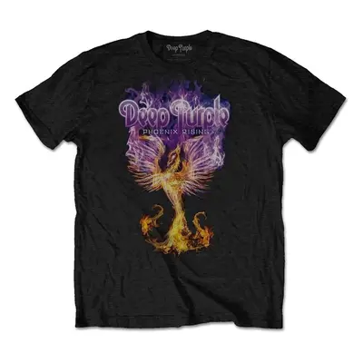 Deep Purple T-Shirt Pheonix Rising Unisex Black