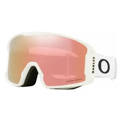 Oakley Line Miner Matte White/Prizm Rose Gold Iridium Ski Goggles