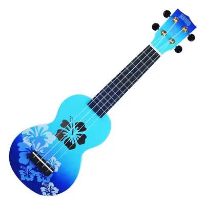 Mahalo Hibiscus Hibiscus Blue Burst Ukulele