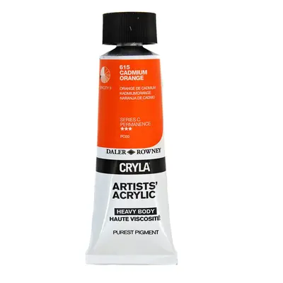 Daler Rowney Cryla Artists’ Acrylic Paint Cadium Orange ml pc