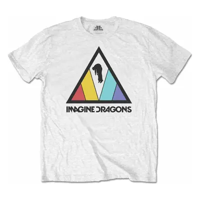 Imagine Dragons T-Shirt Triangle Logo Unisex White