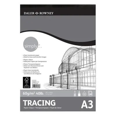 Daler Rowney Simply Tracing Paper Sketchbook Simply g