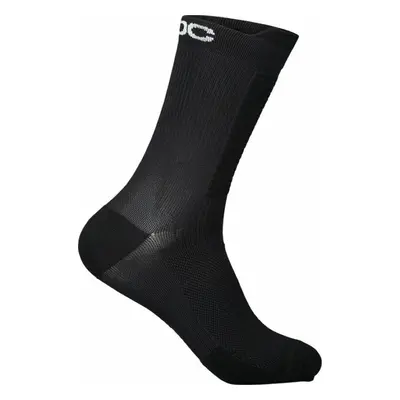 POC Lithe MTB Mid Sock Uranium Black Cycling Socks