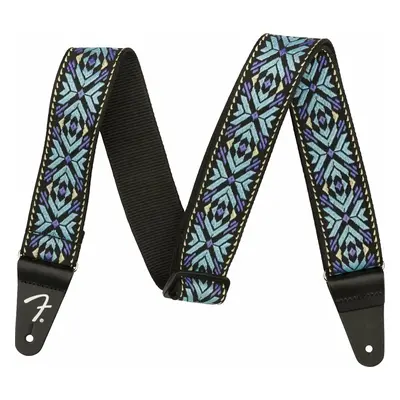 Fender Pasadena Woven Strap Textile guitar strap Blue Snowflake