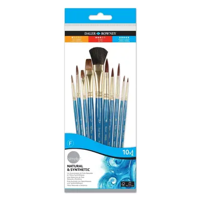 Daler Rowney Simply Watercolour Brush Natural Set of Brushes pcs