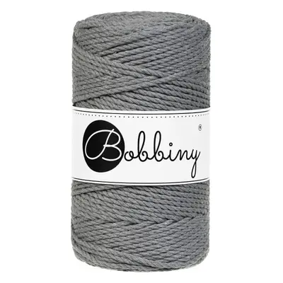 Bobbiny 3PLY Macrame Rope mm m Stone Grey Cord