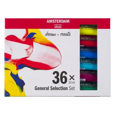 Amsterdam General Selection Set of Acrylic Paints x ml