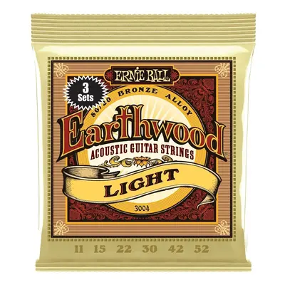 Ernie Ball Earthwood 3-Pack Guitar strings