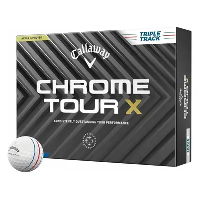 Callaway Chrome Tour X White Triple Track Golf Balls