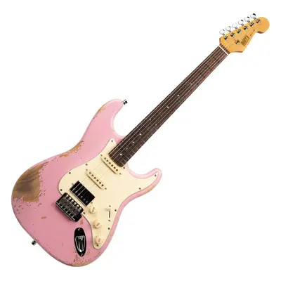 Henry's ST-1 Boa Pink Relic Electric guitar