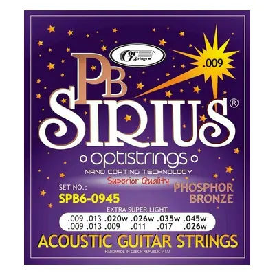 Gorstrings Sirius SPB6-0945 Guitar strings