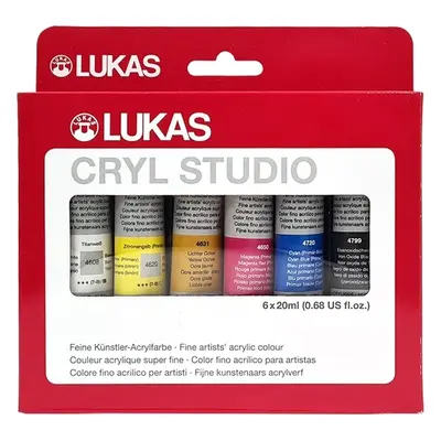 Lukas Cryl Studio Set of Acrylic Paints x ml