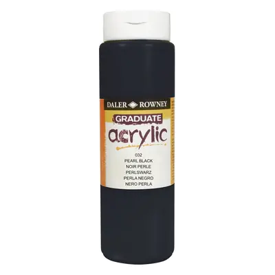 Daler Rowney Graduate Acrylic Paint Pearl Black ml pc