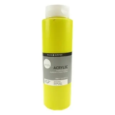 Daler Rowney Simply Acrylic Paint Lemon Yellow ml pc