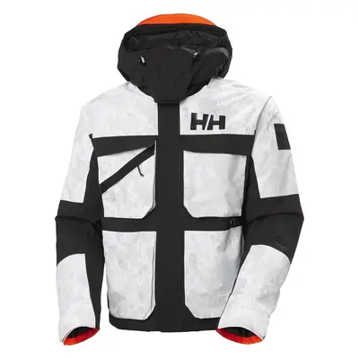 Helly Hansen ULLR D Heritage Shorts Grey Fog Snow Camo Ski Jacket