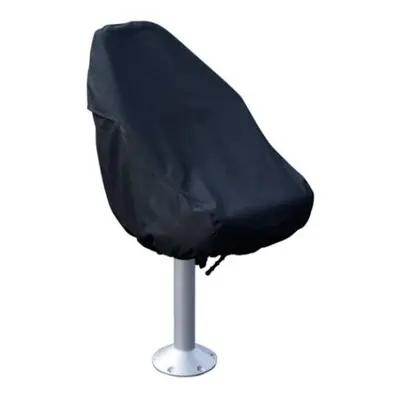 Talamex Boat Seat Cover Premium for Seat with Fixed Back Black Boat Cover