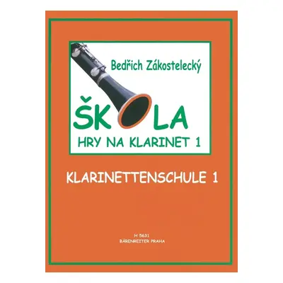 Bedřich Zakostelecký Škola hry na klarinet Sheet Music