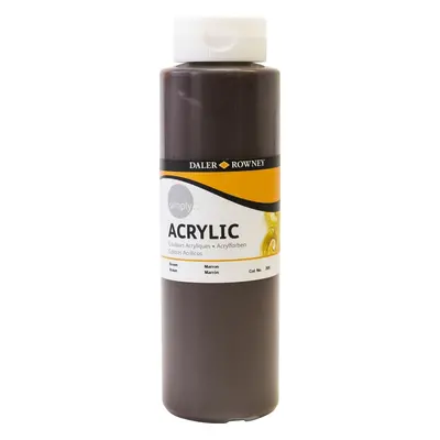 Daler Rowney Simply Acrylic Paint Brown ml pc