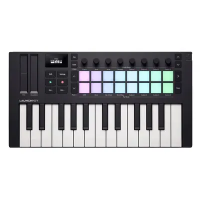 Novation Launchkey Mini MK4 Master Keyboard Black