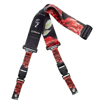 DiMarzio Polyphia Floral Muse Textile guitar strap Black