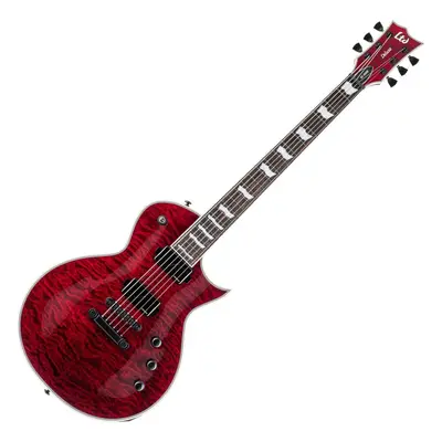 ESP LTD EC-1000 QM Fluence See Thru Black Cherry Electric guitar