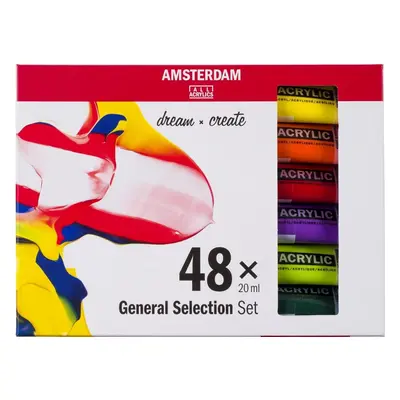 Amsterdam General Selection Set of Acrylic Paints x ml