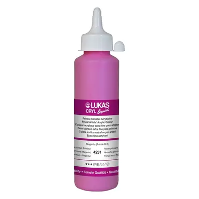 Lukas Cryl Liquid Acrylic Paint Magenta Red (Primary) ml pc