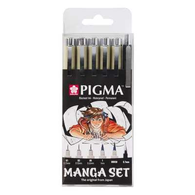 Sakura Pigma Micron Manga Technical pens Black pcs