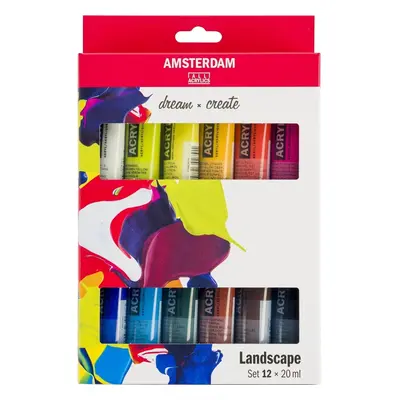 Amsterdam General Selection Set of Acrylic Paints Landscape x ml