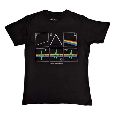 Pink Floyd T-Shirt Prism Heart Beat Unisex Black