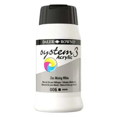 Daler Rowney System3 Acrylic Paint Zinc Mixing White ml pc