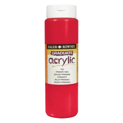 Daler Rowney Graduate Acrylic Paint Primary Red ml pc