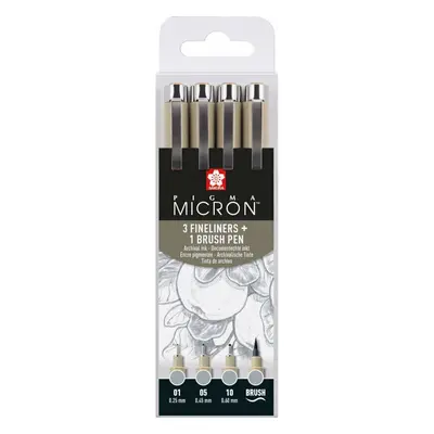 Sakura Pigma Micron Fineliner Technical pens Grey pcs