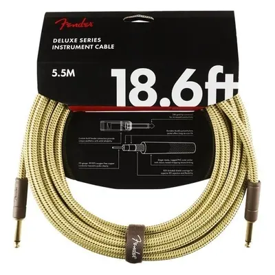 Fender Deluxe Series 5,5 m Straight - Straight Instrument Cable