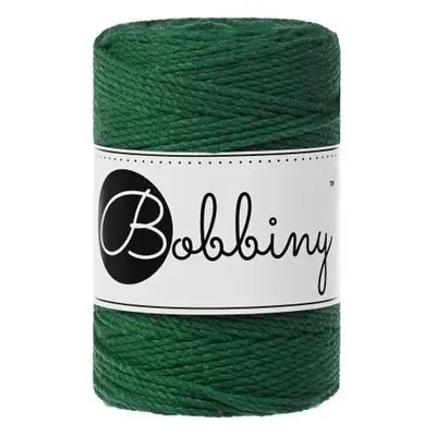 Bobbiny 3PLY Macrame Rope 1,5 mm m Pine Green Cord