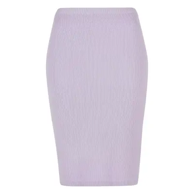 Mid-length skirt in ribbed knit for women Urban Classics