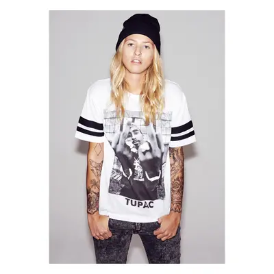 Woman's T-shirt Mister Tee 2pac Stripe