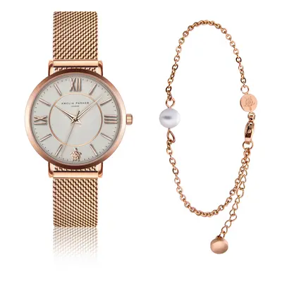 Watch and bracelet for women Amelia Parker Petite Classique