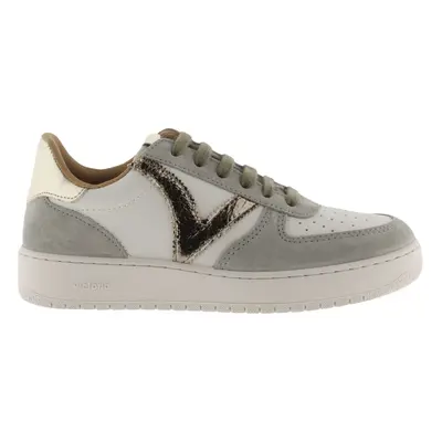 Split leather Trainers metallic effect woman Victoria Madrid