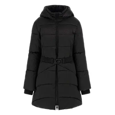 Midi logo puffer jacket for women Guess Seline