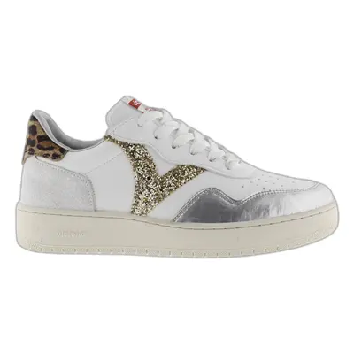 Metallic animal print trainers for women Victoria Madrid