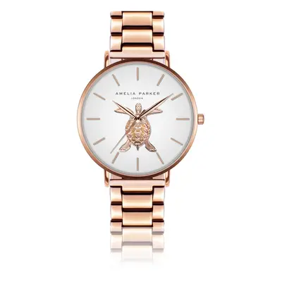 Women's watch Amelia Parker Rose Turtle Link