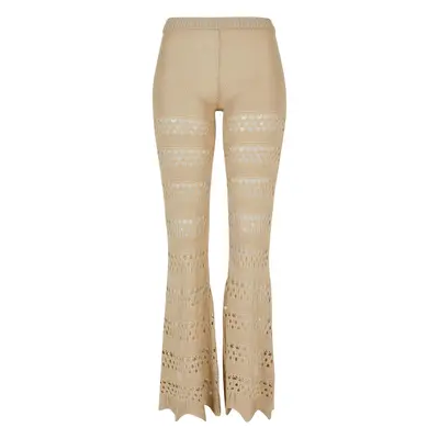 Legging flared knit to crochet woman Urban Classics