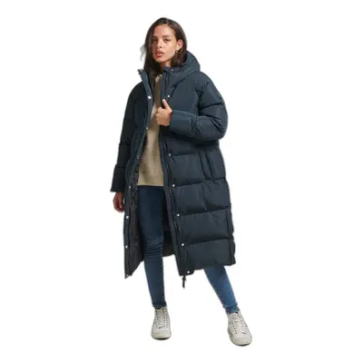 Long Hooded Puffer Jacket for women Superdry