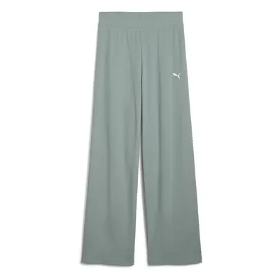 High-waisted ribbed trousers for women Puma ESS Elevated