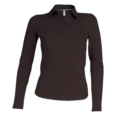 Women's long-sleeve polo Kariban