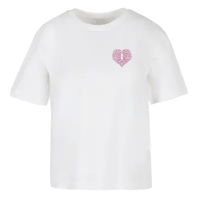 Women's T-shirt Miss Tee Heart Cage Rose